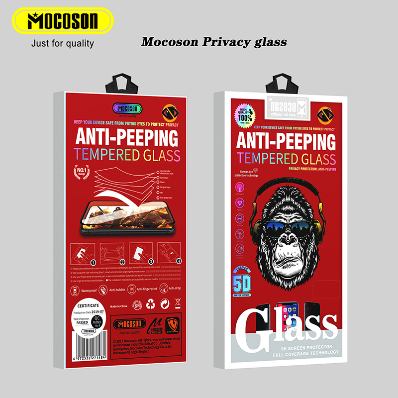 MOCOSON 5D Privacy Clear Glass