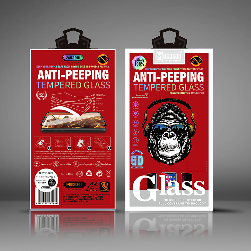 MOCOSON 5D Privacy Clear Glass